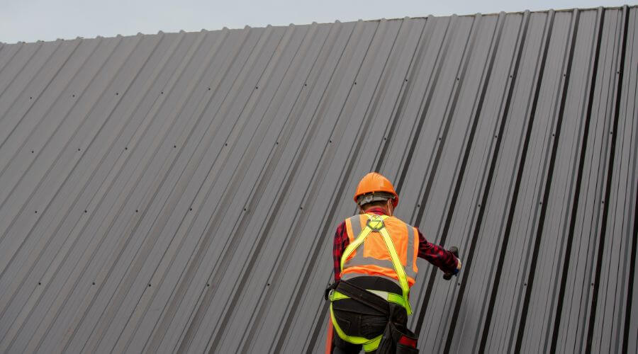 Professional metal roof installation services in Sudan, TX